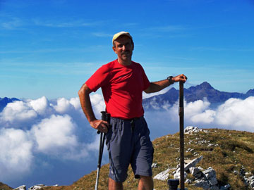 Da Tezzi Alti di Gandellino salita dalla Val Sedornia al Pizzo di Petto, Vigna Vaga e Passo di Fontanamora il 30 settembre 2009- FOTOGALLERY