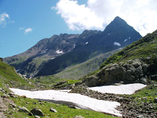 Salita da Lizzola al P. Strinato 2836 m per la ferrata il 5 agosto 2009 - FOTOGALLERY