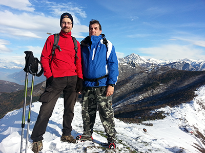 Salita con la prima neve sul Monte Cornizzolo 24 novembre 2013 - FOTOGALLERY