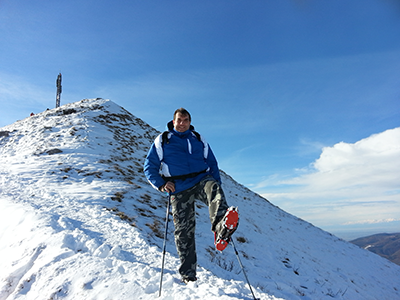 Salita con la prima neve sul Monte Cornizzolo 24 novembre 2013 - FOTOGALLERY