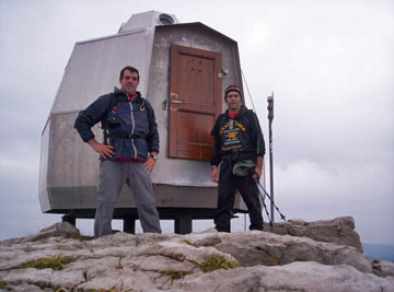 Salita 'bagnata' in GRIGNA MERIDIONALE – GRIGNETTA – CRESTA CERMENATI il 26 settembre 2009 - FOTOGALLERY