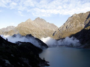 Il Lago del Barbelllino al mattino 