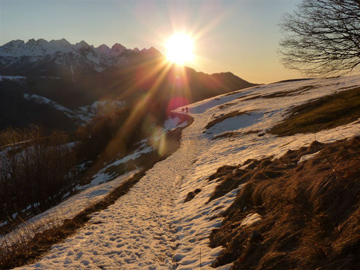 E DOPO LE NEBBIE, IL SOLE E L'ALLEGRIA AI PIANI DI ARTAVAGGIO - domenica 16 gennaio 2011 - FOTOGALLERY