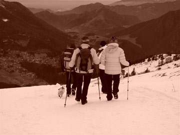 INVERNALE AL RIFUGIO CAPANNA 2000 IN ALPE ARERA domenica 3 gennaio 2010 - FOTOGALLERY