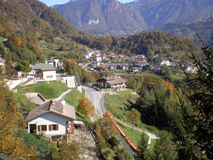 Veduta di Bracca verso Bruga-Truchel