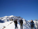 Alla Cima di Sasna sopra Lizzola, corso di sci alpinismo (12 febbraio 2006) - foto di Stefania