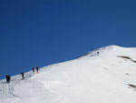 Alla Cima di Sasna sopra Lizzola, corso di sci alpinismo (12 febbraio 2006) - foto di Stefania