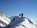 Alla Cima di Sasna sopra Lizzola, corso di sci alpinismo (12 febbraio 2006) - foto di Stefania