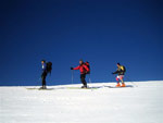 Alla Cima di Sasna sopra Lizzola, corso di sci alpinismo (12 febbraio 2006) - foto di Stefania