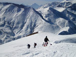 Alla Cima di Sasna sopra Lizzola, corso di sci alpinismo (12 febbraio 2006) - foto di Stefania