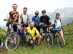 Al Passo Branchinoin mountain-bike dalla Svizzera