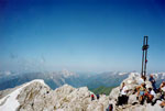 Folla sulla vetta della Presolana 24 giugno 2001 - foto Tina Martot