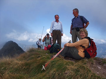 Salita dalle Baite di Mezzeno al laghetto e monte di Pietra Quadra (2365 m.) il 23 settembre 2009 - FOTOGALLERY