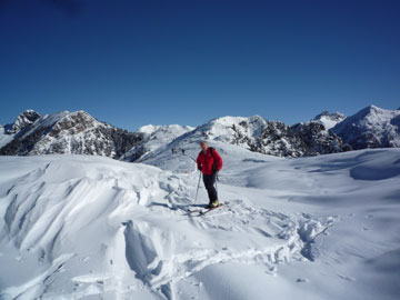 Scialpinistica da Piazzatorre al Torcola Vaga e Forcolino di Torcola domenica 21 febbraio 2010 - FOTOGALLERY