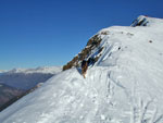 In cresta verso cima Valletto - foto Vittorio Begnis