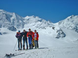 Gruppo sci-alpinistico di Zogno verso il Diavolezza - foto di Vittorio Begnis