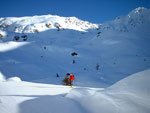 Sulle nevi  del Passo Dordona (Foppolo) - foto Vittorio Begnis 19 dicembre 2002