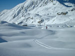  Sulle nevi  del Passo Dordona (Foppolo) - foto Vittorio Begnis 19 dicembre 2002