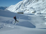 Sulle nevi  del Passo Dordona (Foppolo) - foto Vittorio Begnis 19 dicembre 2002