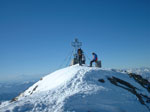 In vetta al Pizzo Tre Signori mt. 2554 - foto di Vittorio Begnis