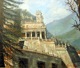 Scorcio del pittore Emilio Grassi 