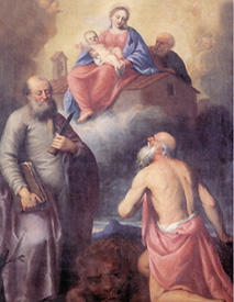 Madonna di Loreto di G. Zonca (nella sala consiliare)