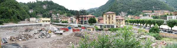 Demolita anche la Villa Emilia  - foto Piero Gritti 8 luglio 08