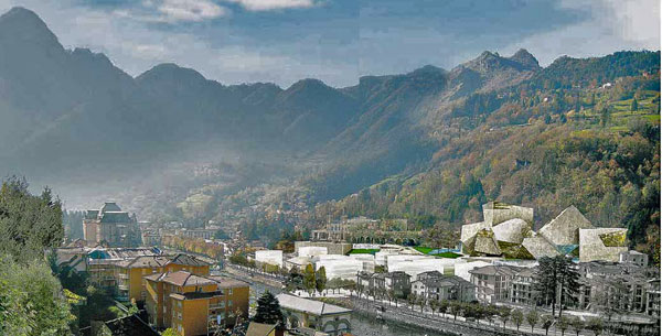 Ecco come sarà San Pellegrino Terme nel progetto del grande architetto francese Dominique Paerrault