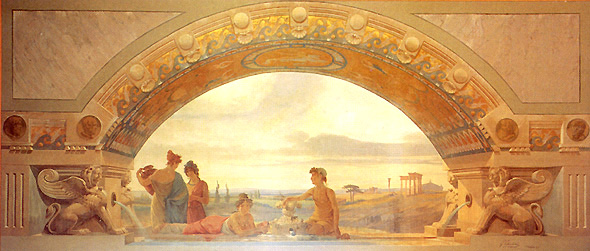 Affresco della Sala Bibite 