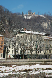 Vista sul Viale con neve - foto Patti