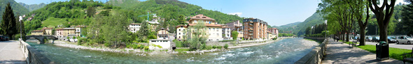 Panoramica sul centro da Viale Belotti