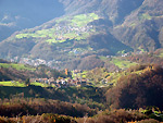 VEDI IN GRANDE - S. Pietro d' Orzio in primo piano, S. Giovanni B. e Cornalita in secondo