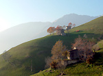 VEDI IN GRANDE - Tramonto alla cascine di Zambla Alta