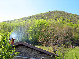 VEDI IN GRANDE -La cima del Canto Alto con la croce (foto P. Gritti) 