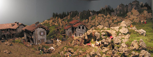 VEDI IN GRANDE - Presepio in movimento di M. e G. Capelli - Endenna di Zogno - foto Piero Gritti