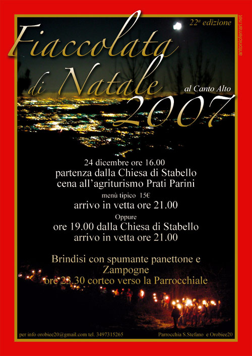 Fiaccolata di Natale  2007  by Massimo Pesenti