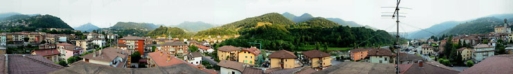 Panoramica del centro di Zogno